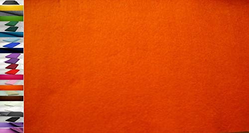 StoffBook ORANGE PREMIUM TASCHENFILZ 5MM FILZSTOFF FILZBASTELN STABIL STOFF STOFFE, B531
