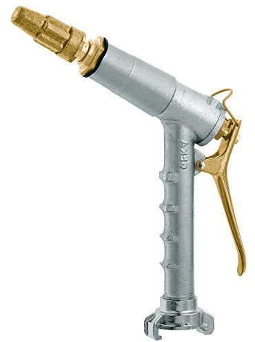 Geka 525291SB Profi-Spritzpistole LM mit Spritzdüse MS, Silber/Gold, 18 x 8 x 13 cm
