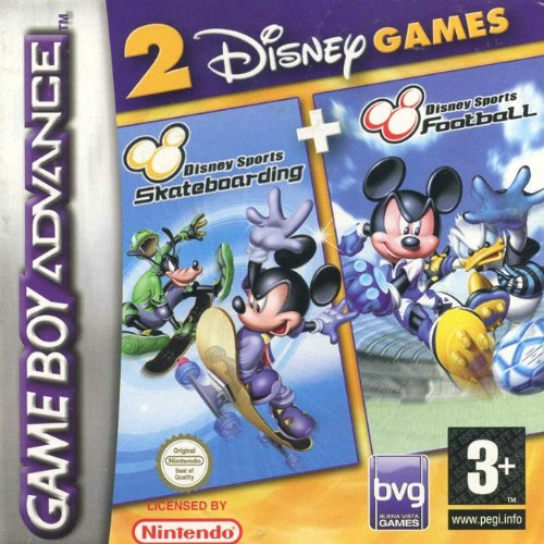 Disney Sports Football and Disney Sports Skateboarding - Twin Pack (GBA)