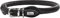 HUNTER Round & Soft Hundehalsband, Leder, Nappa, rundgenäht, weich, 40 (S), schwarz