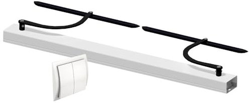 Motorisation pour volet 2 battants SLID'UP WINEO filaire - baie 800 à 1500 mm - blanc et noir