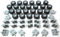 LEGO CITY - Wheel, Tire and Axle-Set grey - 72 pieces. Delivery as illustrated in blister-pack. by LEGO