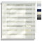 EFIXS Doppelrollo mit Kassette Montage Wand/Decke mit Bohren Breiten: 40-220, Höhe: bis 240 Hier: BxH (120 x 175) cm (Dimout-Weiss) Premium Duorollo, oder ohne Bohren mit Klemmhalter am PVC-Fenster