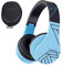 Auriculares Bluetooth para niños, PowerLocus Auriculares Inalámbricos Bluetooth de Diadema, Cascos Bluetooth con Micrófono para niñas y niños con 85DB Volumen Limitado, Auriculares Plegable, Ajustable