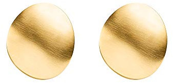 Heideman Ohrringe Damen Lou goldfarbend aus Edelstahl gold farbend matt Ohrschmuck für Frauen ohne Stein