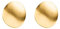 Heideman Ohrringe Damen Lou goldfarbend aus Edelstahl gold farbend matt Ohrschmuck für Frauen ohne Stein