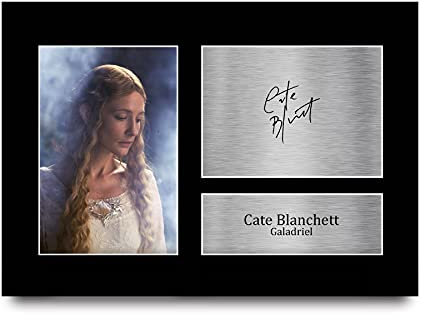 HWC Trading A4 Cate Blanchett Lord of the Rings Geschenke Gedruckt, Signiert Autogramm Bild Für Film-Erinnerungsstücke-Fans