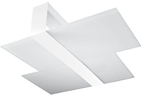SOLLUX Steel Lighting LED-Glühbirne Designer-Lampenschirm Minimalistisch Einfache Installation Deckenleuchte Massimo Weiß