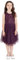 Maya Deluxe Mädchen Paillettenverziertes Hochzeit und Geburtstag Festlich mit Bandschleife Brautjungfernkleid Kleid, Berry, 3-4 Jahre