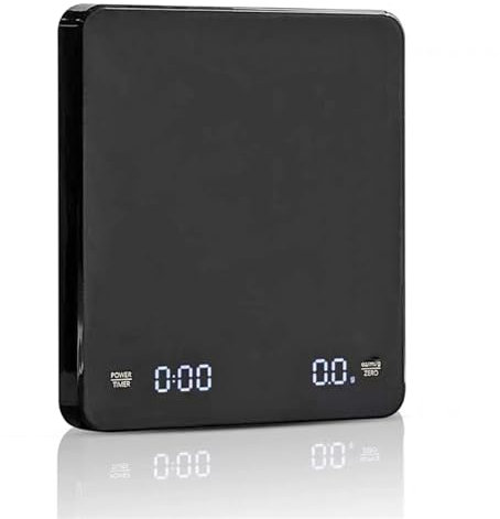 balanza de cocina Temporizador electrónico portátil, báscula de café por goteo, báscula de cocina inteligente Digital, herramientas de equilibrio de peso de alimentos for el hogar, aparatos