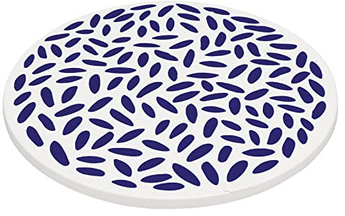 Untersetzer aus Keramik 20 cm Nordic Drops Topfuntersetzer rund mit Muster Zassenhaus