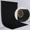 EMART Fotohintergrund Papier Schwarz Papierrolle Fotowand Hintergrund | 1,3 x 4,9 m | Matt Nahtlos für Fotoshooting, Produktfotografie, Portrait, Kompatibel mit Hintergrundständer