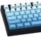 JOLINTAL 124 Tasten Gradient Cyan Keycaps Set, PBT Cherry Profile Keycaps Custom, Dye-Sub Side Engraving Keycaps Cherry MX Switch Keycaps für mechanische Gaming Tastatur