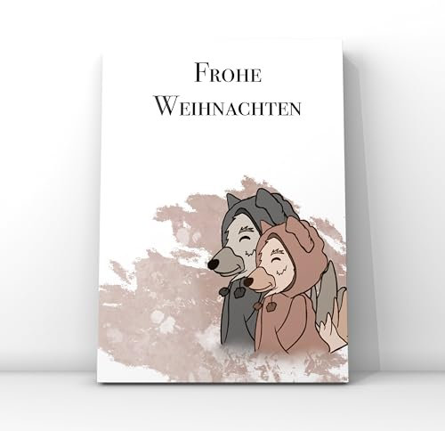 Weihnachtskarte Oma und Opa/Weihnachtskarte Eltern (Postkarte)