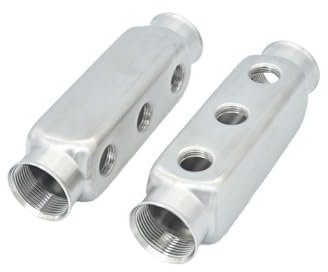 DAVBIR DN32 G11/4*50mm*G1/2-S304 Collettore in acciaio inossidabile Barra for tubi Accessorio for riscaldamento a pavimento da 2 a 16 vie perfection (Color : 6 ways)