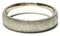 Bandring 925/- Sterling Silber glatt gewölbt matt eismatt Silberring #63