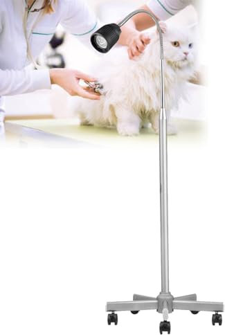 vanenferse Haustierlampe, Mobile LED Chirurgische Untersuchungslampe, Bodenständer, Mehrwinkelbeleuchtung Lampe Für Gynäkologie, Ambulante Behandlung, Stomatologie, HNO