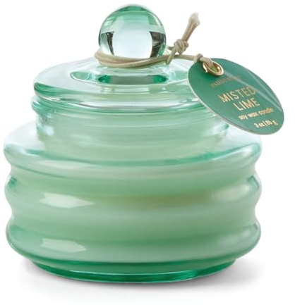 Paddywax Beam Scented Candle | Misted Lime | 85g | Reusable Glass Jar