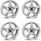 4x Borbet Felgen Alufelgen F 6.5x16 ET38 4x100 brilliant silver kompatibel mit Mitsubishi Carisma Space Star