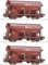 6600078 H0 3er Set Schwenkdachwagen Tdns, CD-Cargo, Ep.VI