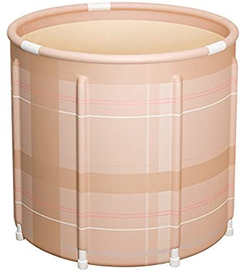 ISCBAFYX Faltbare Badewanne für Erwachsene, tragbares, Separates Badefass, Familienbadezimmer-Whirlpool, für Sauna, heißes Bad, Eisbad (Größe: 70 cm)
