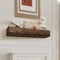 VEVOR Fireplace Mantel, 84 x 8 x 6, 50 lbs Weight Capacity, Natural Wood Mantel for Over Fireplace, Wall Mounted Floating Farmhouse Shelf, Handcrafted Fireplace Mantel for Wall Decor, Natural Brown