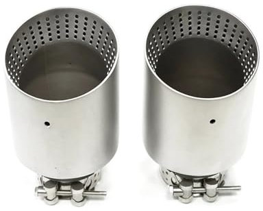 Auto Auspuffrohr Für GTI Für Golf 7 Für MK7 Auspuffblende 1 Stück Auto Schalldämpferblende Auspuffblende Systemrohr 57mm 60mm Einlassdüse Universal Auspuff Endrohr