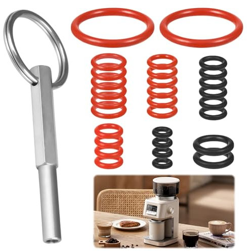 Dichtung O-Ringe mit Ovalkopfschlüssel für Philips Saeco,31 Stück Dichtungsringe Brühgruppe für Supportventil Dampfventil Auslaufventil Kaffeevollautomat Ersatzteile