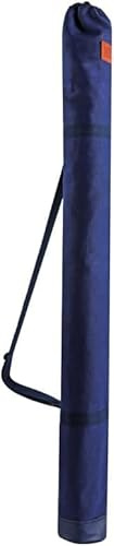 QIUPFGUT Fishing Rutentasche mit Schultergurt,Rutentasche Rod Case Angelkoffer Futteral,Große Kapazität Angeltasche,Leinwand, Lange Angeltasche (1.4m)