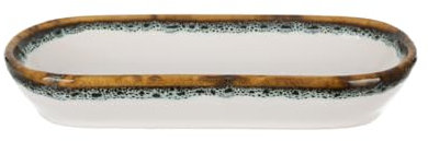 KASANOVA Piatto portata ovale 15,5x9 cm effetto acqua Ocean