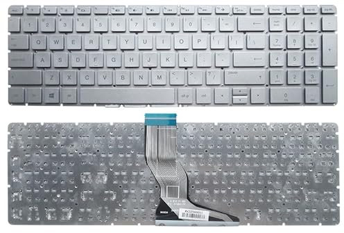 Parti per laptop Tastiera del computer portatile DEGLI STATI UNITI for HP pavilion 15-bs 15-bs000 15-BS100 15-BS500 15-BS600 15Q-BD 15-CC 17G-BR 15-BS004TX 15-BW 15S-FQ 15S-DY(Silver NO Backlit)