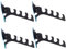 Kalastussaari Adjustable Fishing Pole Rack & Holder, 4Pcs Plastic Vehicle & Boat Storage with Suction Cups for Truck, Suv, Wagons or Window