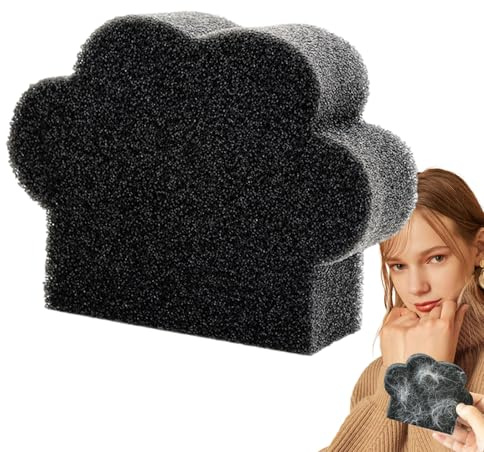 Lunaobrik Recogedor de Pelusas para Lavadora,Filtro De Pelo Para Lavadora | Esponja Forma Garra Gato para Muebles Ropa de Cama Mascotas Interior Coche Prevención Atascos