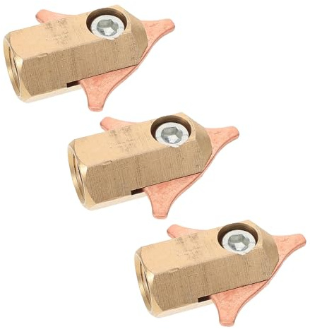 MAJORMENCH 3pcs Copper Stud Welders Chuck for Auto Dent Puller with Stable Clamping and Wear Resistant Features, Suitable for Car Dent Repairs and Bodywork in Shop