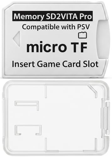 Sunloy SD2Vita 6.0 PS Vita Memory Card Adapter, Micro SD a PSVita SD Card Adapter Compatibile con PSV 1000/2000/PSTV FW 3.60 HENkaku Enso System