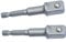 1/4 Hex to 1/2 Square Drive Socket Adapters (Pack of 2)