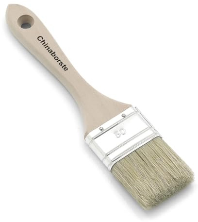 NÖLLE PROFI BRUSH 57625 Profi-Lackierpinsel, Helle Chinaborste, 25 mm