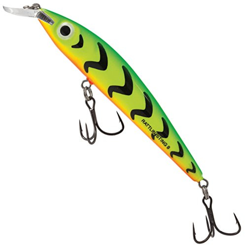 Salmo Rattlin Sting Suspending 9cm 11g - Wobbler, Salmo Farben:Green Tiger