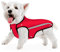 SlowTon Hunde Winterjacke, Hundemantel Einstellbare Hals und Brustgröße Haustier Weste mit Reflektierenden Streifen Wasserdicht Hundepullover Schneeanzug Warm halten