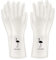 SOOJET 2 Paires de Gants en Silicone Réutilisables Gants de Récurage Multifonctionnels écologiques et Résistants à la Chaleur pour Le Ménage (Pattern)