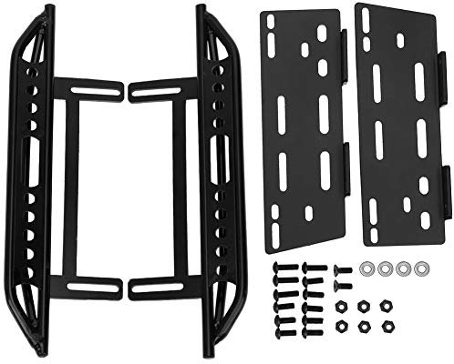 VGEBY F¨¹r Axial SCX10 II 90046 Crawler 1/10 RC Car Metallseitiges Trittbrett Trittbrett Pedalplatte RC Metallseitenpedal Modellspielzeug Zubeh?r F¨¹r Modellautos