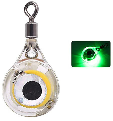 ANCLLO 3Pcs Fisch Deep Drop Unterwasser LED Köder Licht Blitzlampe Unterwasser Leuchtköder Köder Angeln Tintenfisch Bass Löffel Angelgerät Tolles Licht