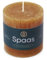 Spaas Rustikale Stumpenkerze 70/70 mm 25St. - cognac