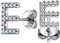 ChainsHouse goldener Letter E Ohrstecker Alphabet Buchstabe Ohrring Initialer Buchstabe damen mädchen Ohrstecker mit Geschenkebox für Valentinstag Geburtstag