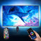 Luci a LED per retroilluminazione TV, dimensioni 75-85 pollici con telecomando, per specchio, PC, controllo APP sincronizzazione con musica, illuminazione bias, luci LED USB 5050 RGB compatibili con
