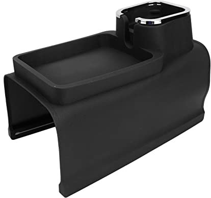 CHICIRIS Porte-gobelet de Canapé, Plateau de Bras de Canapé en Silicone Plateau D'accoudoir de Canapé Anti-déversement Porte-Boissons de Canapé Antidérapant pour Collation de Téléphone(Le Noir)