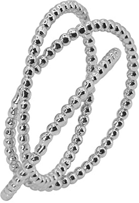 Heideman Wickelring Damen Megan 3er Edelstahl Silber Gr.62