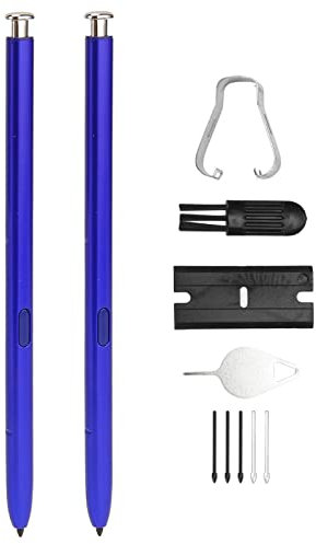 2 Pièces Stylet pour Galaxy Note 10, Note 10 Plus, Remplacement du Stylet D'écran Tactile de Smartphone avec 5 Pointes de Rechange