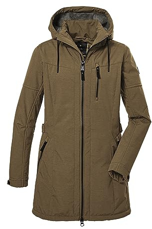 G.I.G.A. DX Damen Softshellparka mit abzippbarer Kapuze GW 46 WMN SFTSHLL PRK, camel, 50, 40898-000