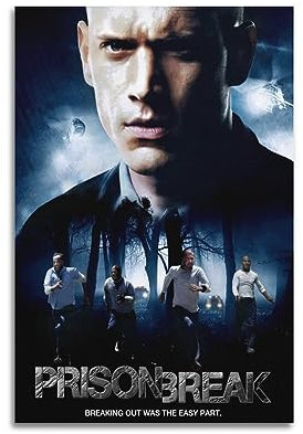 JEAM Prison Break Ästhetische Bilder Einzelzimmer Dekor Wohnheim Wanddekoration Kunst Poster, Albumcover Bild Dekor Poster 30 x 45 cm Unrahmen Stil